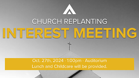 Church Replant Interest Meeting