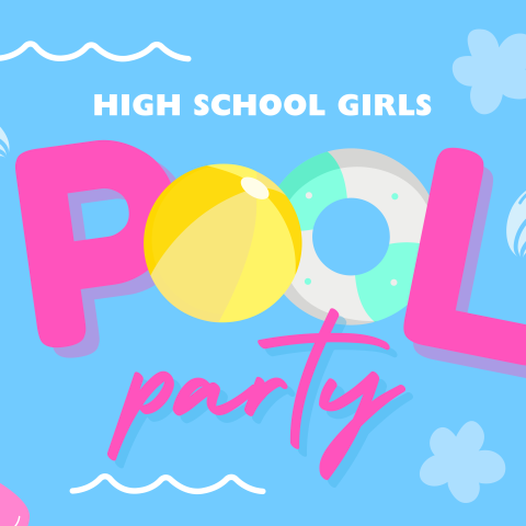 High School Girls Pool Party