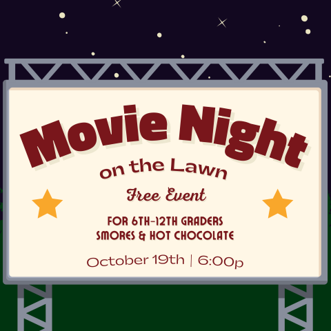 TJC Students Movie Night on the Lawn